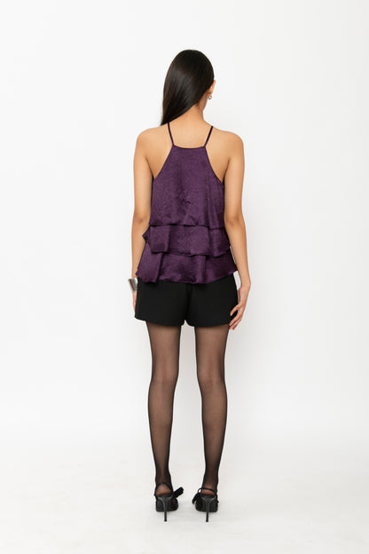 Contemponari-Bittersweet Top-Purple