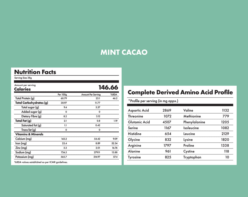 No-Nonsense Plant Protein Mint Cacao | COSMIX at Broadway