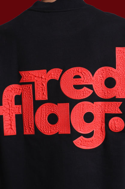 red flag. - korean oversized tshirt | sorta at Broadway
