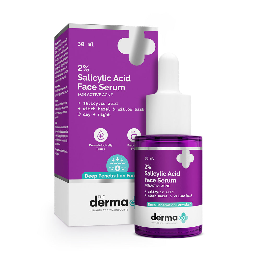 2% Salicylic Acid Face Serum for Active Acne - 30ml
