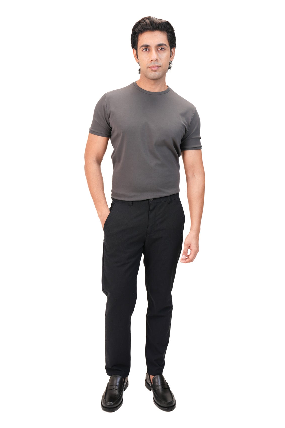 Absolute Cotton Crew - Ash Grey