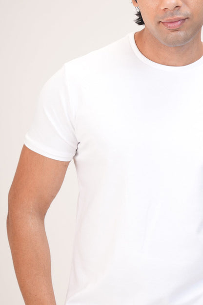 Absolute Cotton Crew - Pearl White