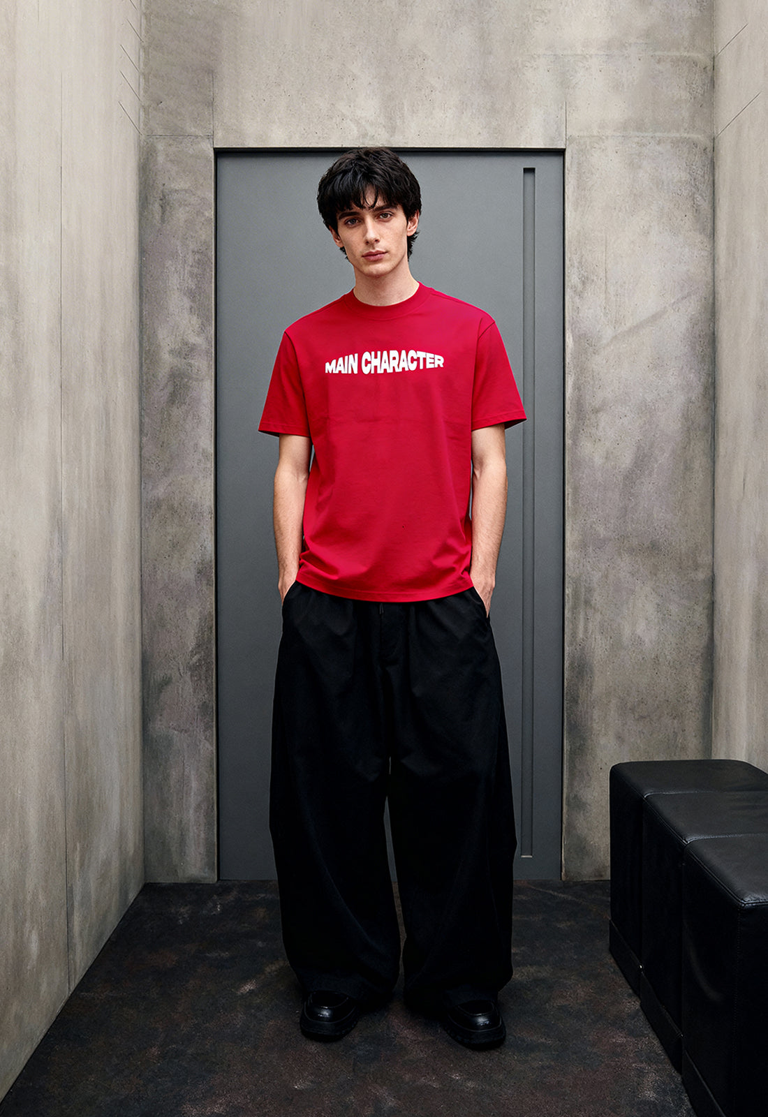 Voice Mail Hot Pink Heavyweight-Oversized T-Shirt