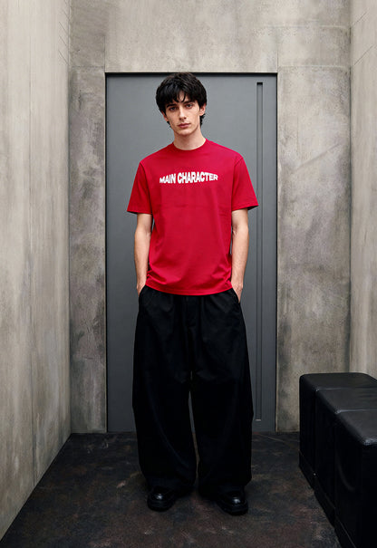 Voice Mail Hot Pink Heavyweight-Oversized T-Shirt