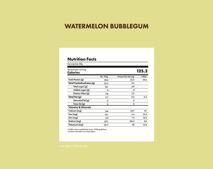 No-Nonsense Plant Protein - Watermelon Bubblegum - 38g