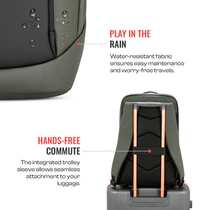 Hive Backpack -Olive-Large | Urban Jungle at Broadway