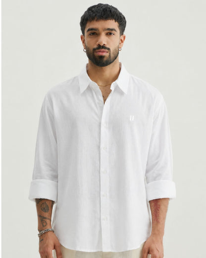 White Linen Shirt