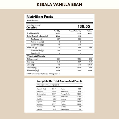 No-Nonsense Plant Protein Kerala Vanilla Bean - 38g