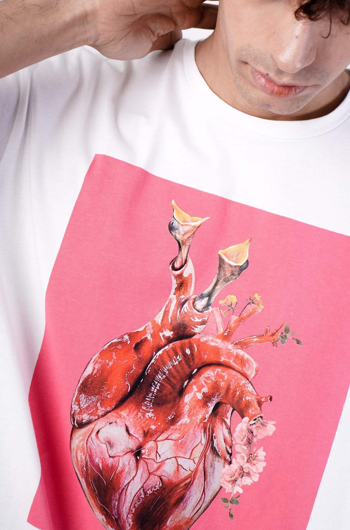Birth Of A Heart' T-Shirt (White) | Huemn at Broadway