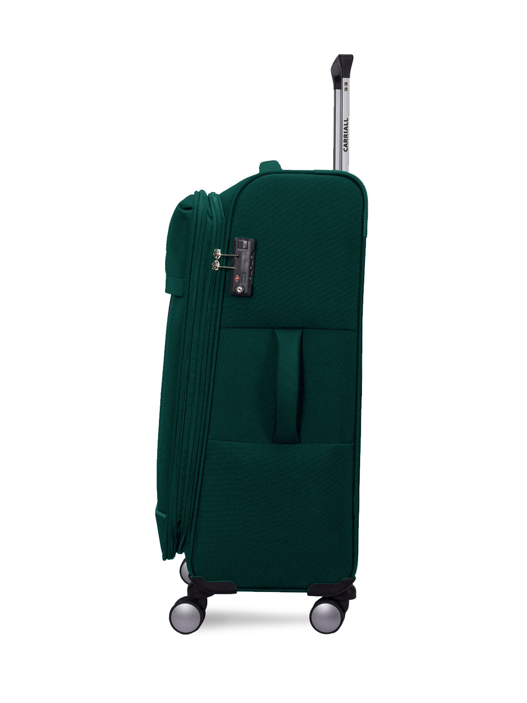 Carriall Eternal Medium Size Green Check-in Luggage