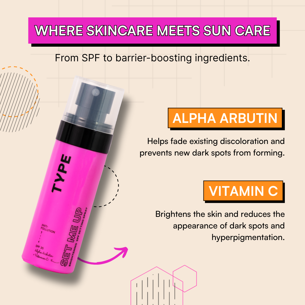 Set Me Up Brightening SPF Setting Spray | Type Beauty Inc. at Broadway