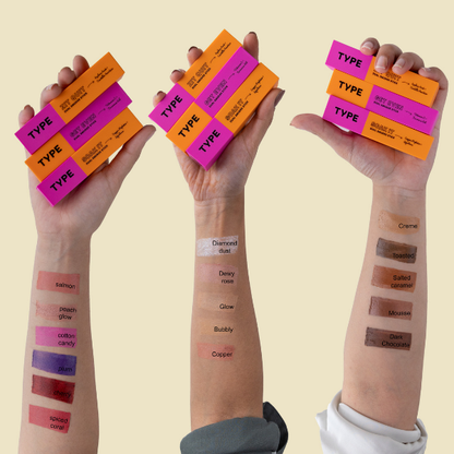 Get Even Dual Smudge Highlight + Blush Stick | Type Beauty Inc. at Broadway