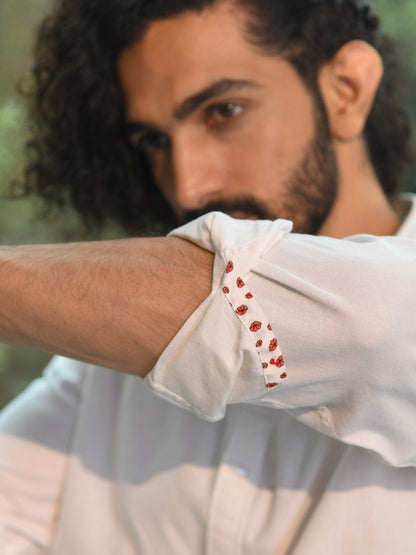 Button Down Full Sleeve Cotton Shirt - Bloom