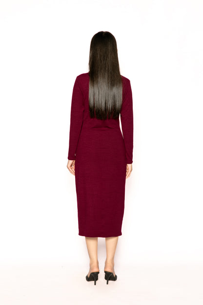 Contemponari-Helen Dress-Wine