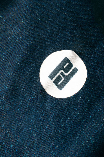 Indigo Cosmic Face Street Style Denim Jacket