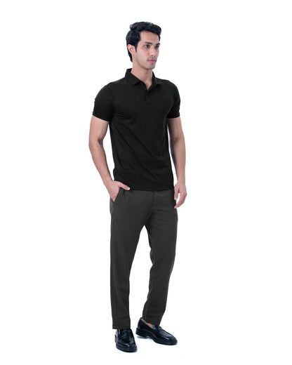Cardinal Polo Twill - Raven Black
