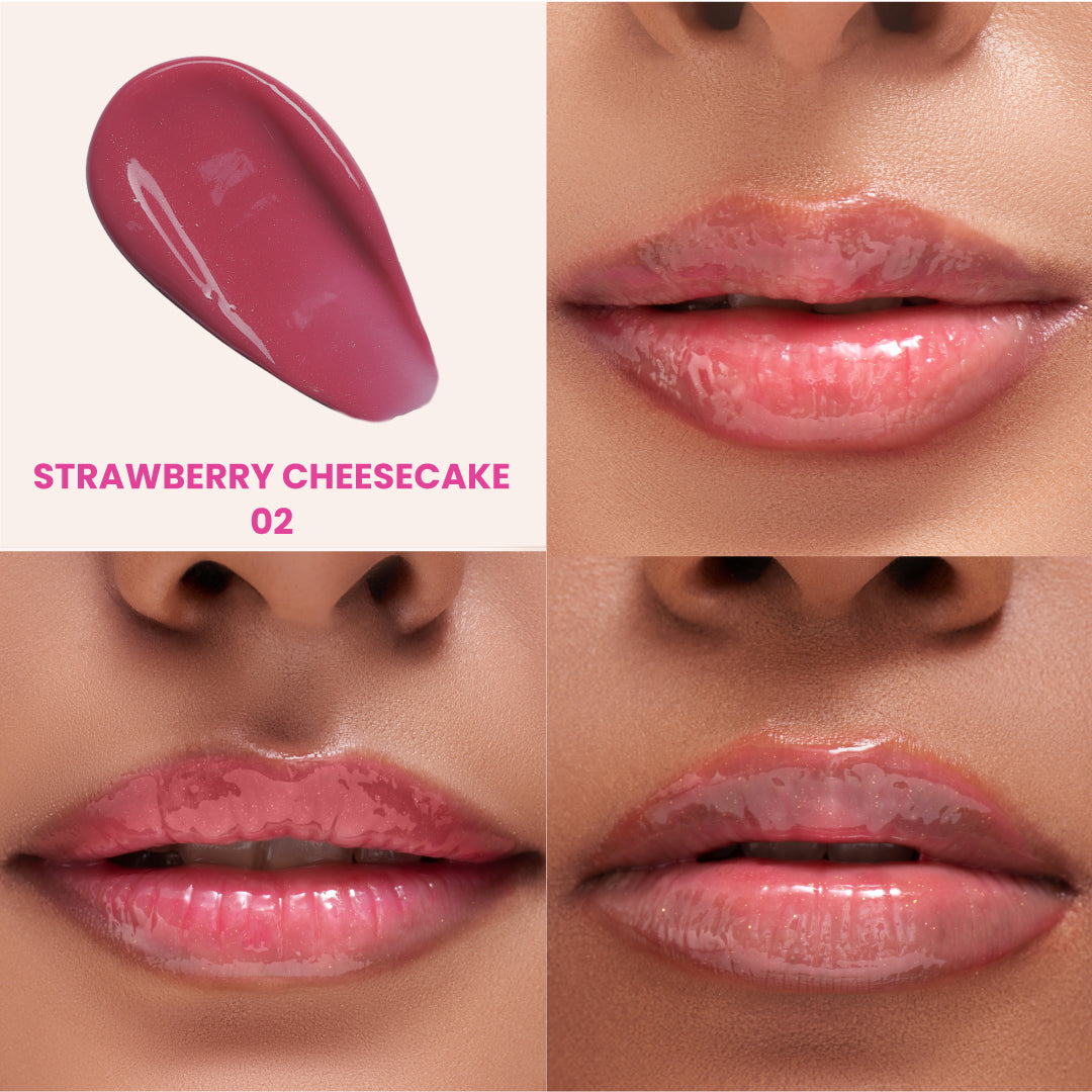 Pout Polish Lip Treatment Balm Shimmery Pink | Typsy at Broadway