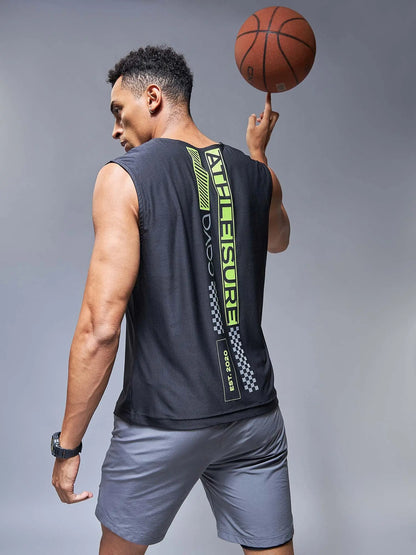 Black Reflex Tank Tee