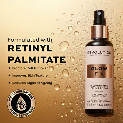 Makeup Revolution Glow fix Illuminating Fixing Spray | Makeup Revolution at Broadway