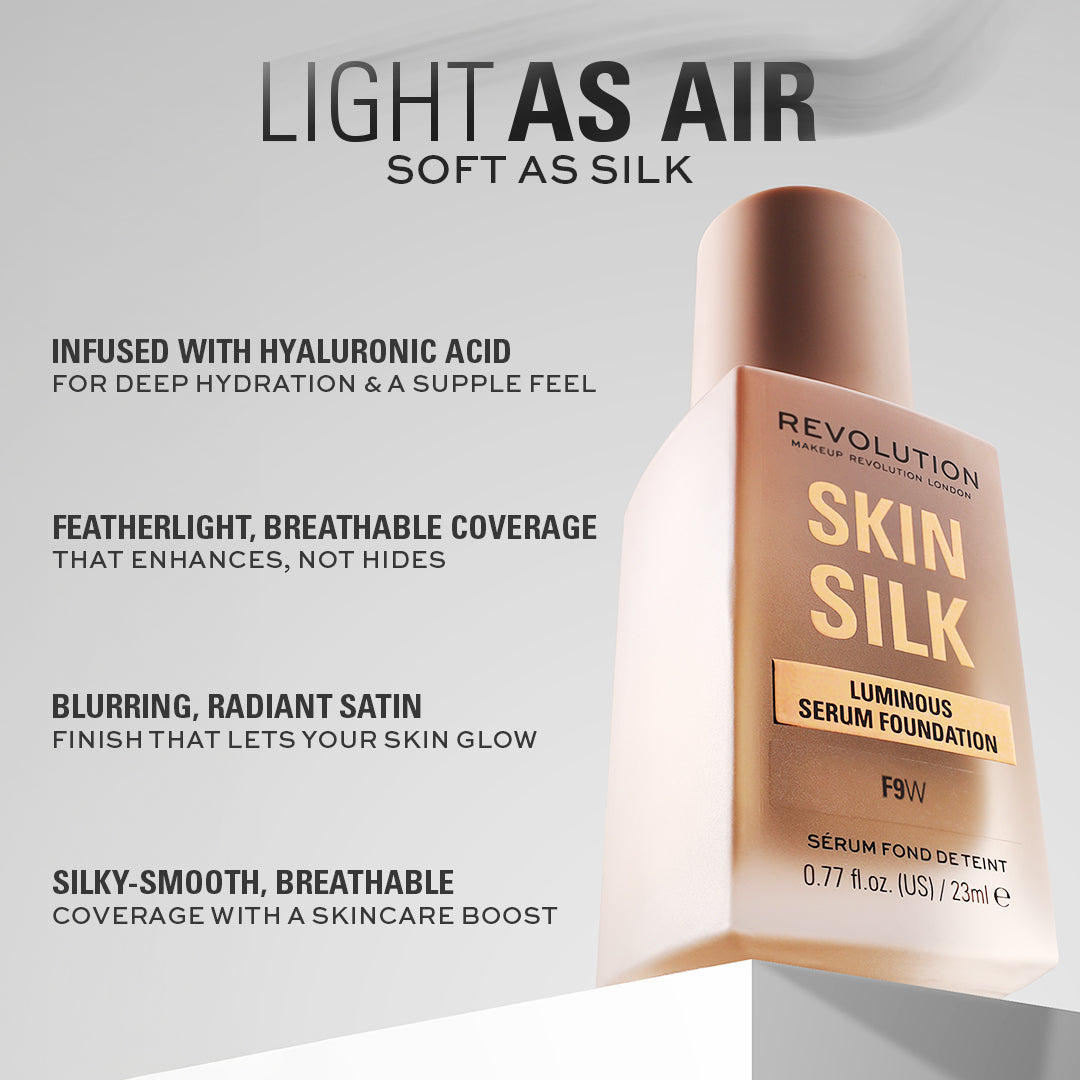Makeup Revolution Skin Silk Serum Foundation | Makeup Revolution at Broadway