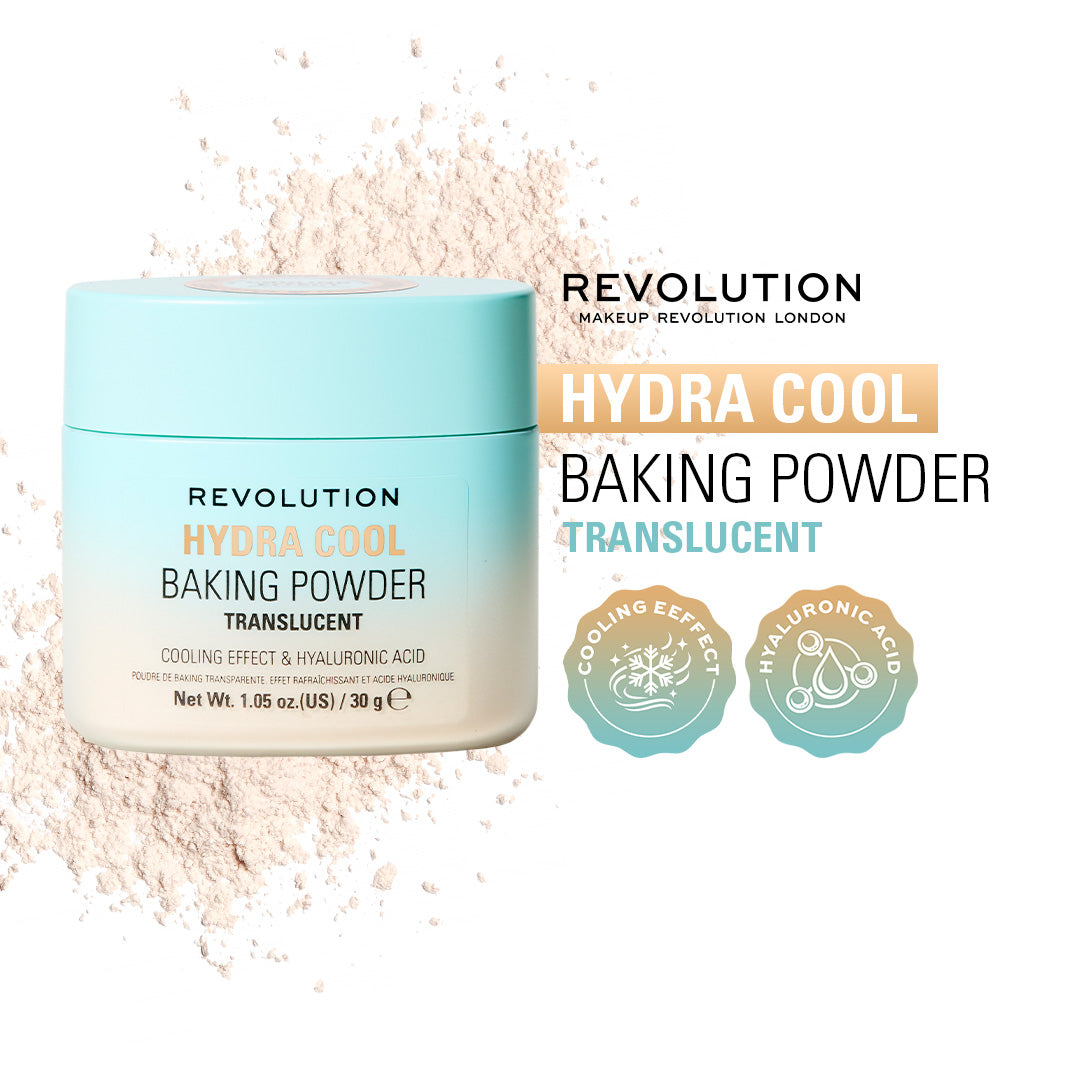 Revolution Hydra Cool Cooling Loose Baking Powder - Translucent | Makeup Revolution at Broadway