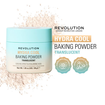 Revolution Hydra Cool Cooling Loose Baking Powder - Translucent | Makeup Revolution at Broadway