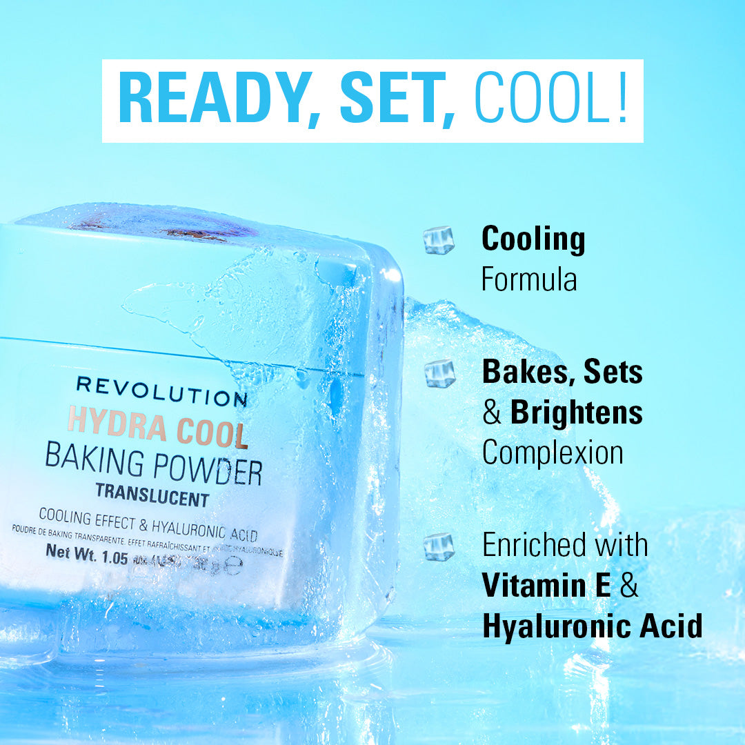 Revolution Hydra Cool Cooling Loose Baking Powder - Translucent | Makeup Revolution at Broadway