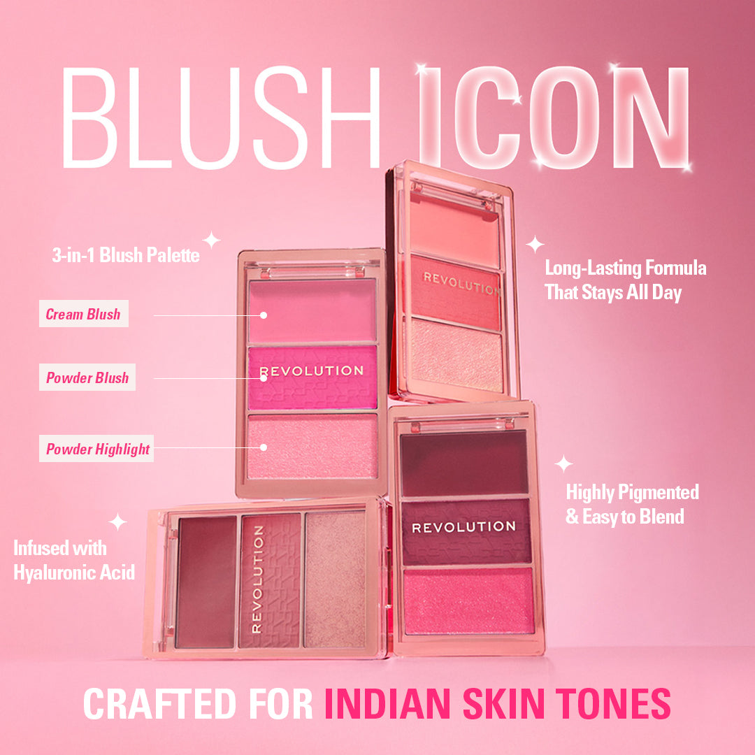 Makeup Revolution Blush Icon Palette | Makeup Revolution at Broadway