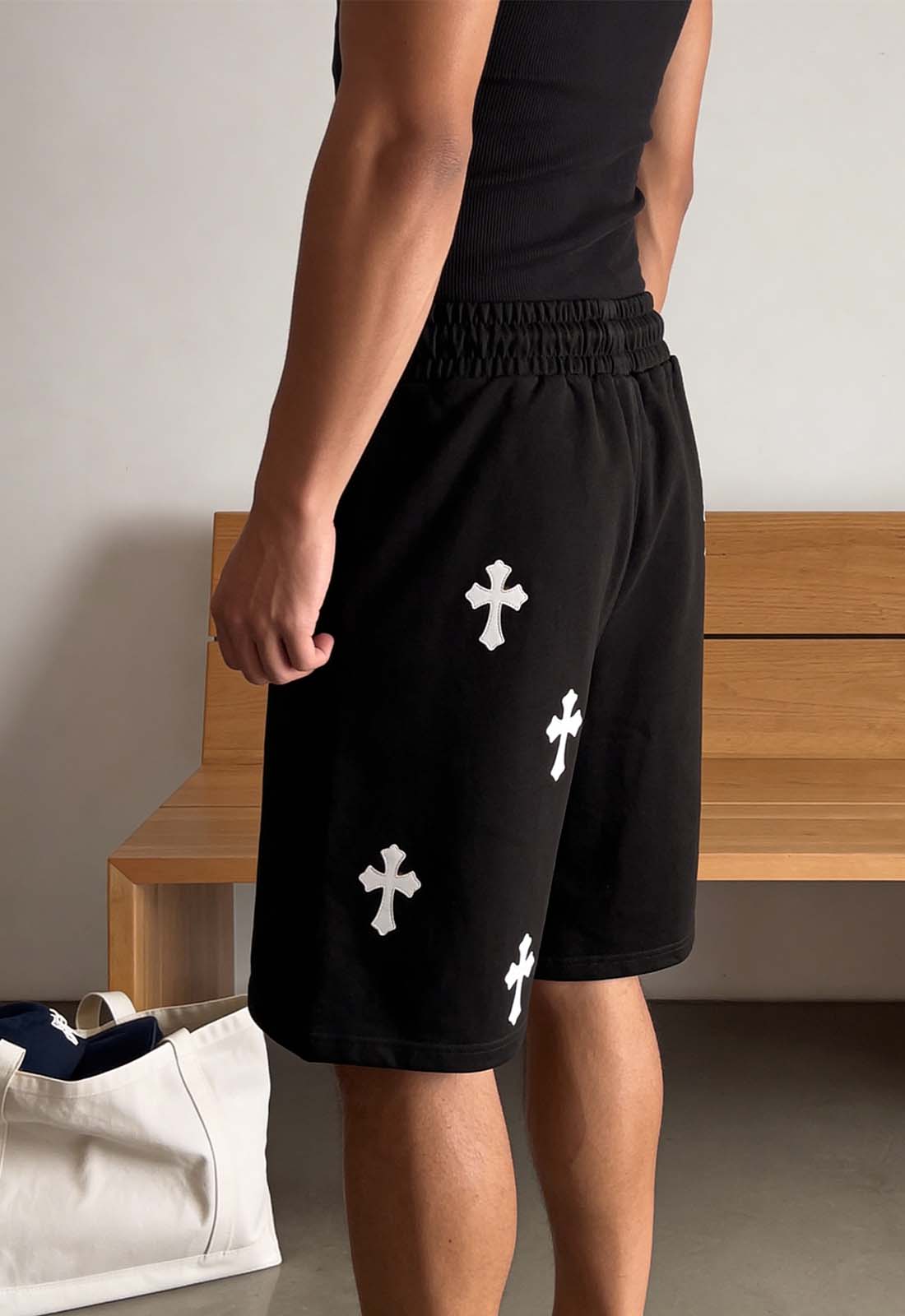 Gothic Cross Shorts