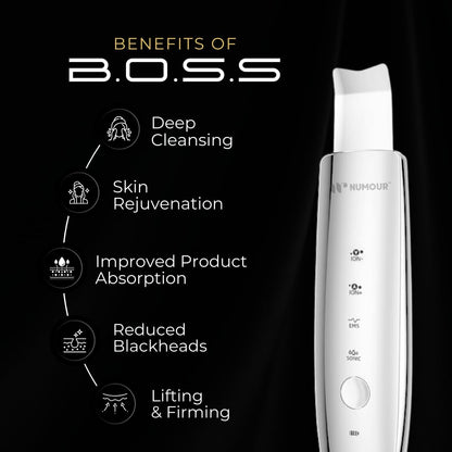 Numour B.O.S.S. LED Ultrasonic Scrubber