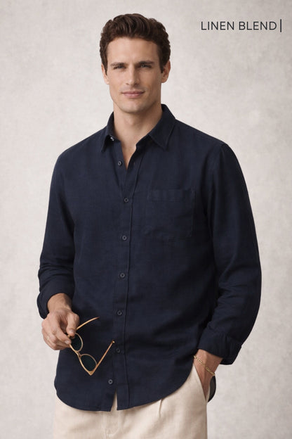 Breezy Linen Cotton Blend Shirt