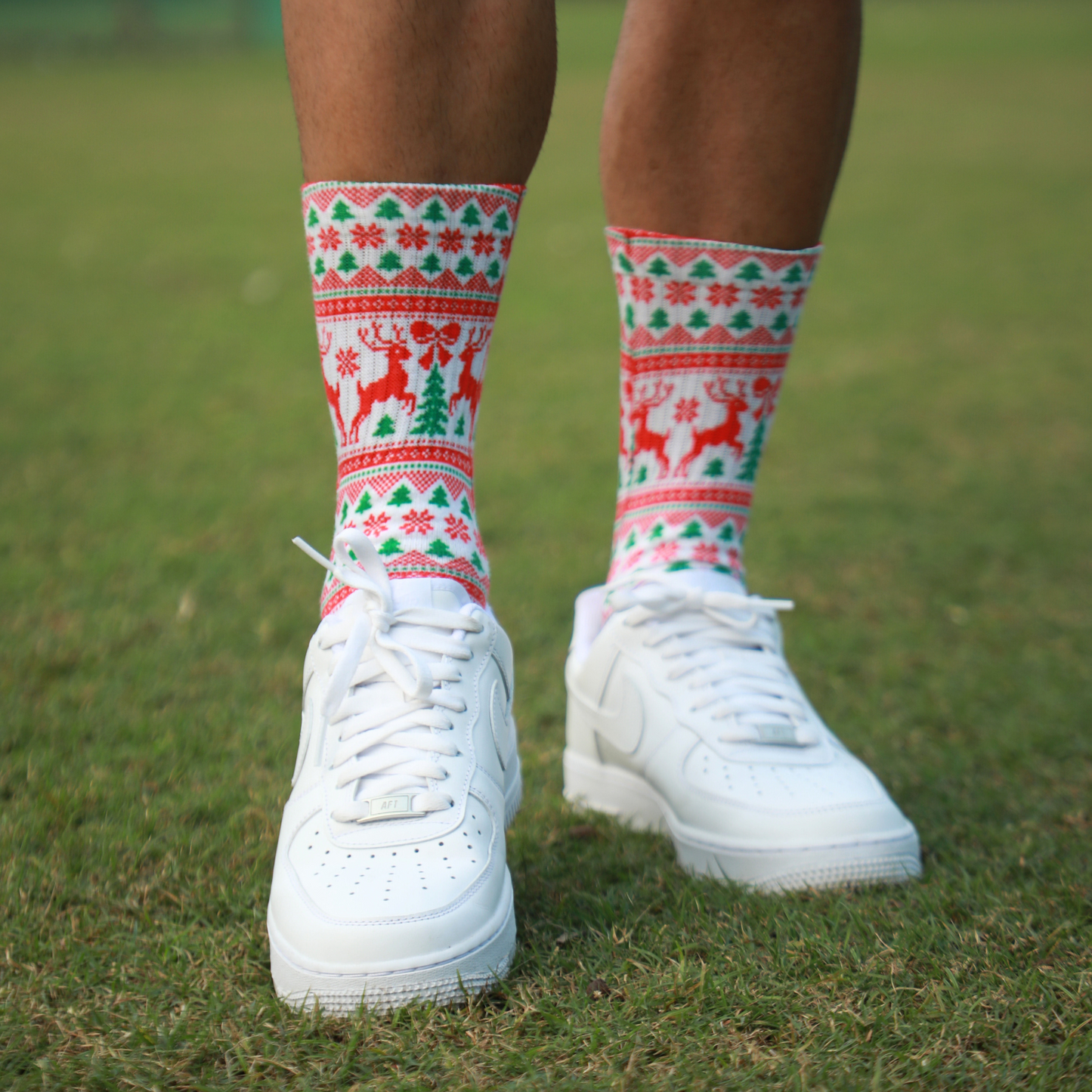 Ugly Christmas Pattern Socks | The Boring Socks at Broadway