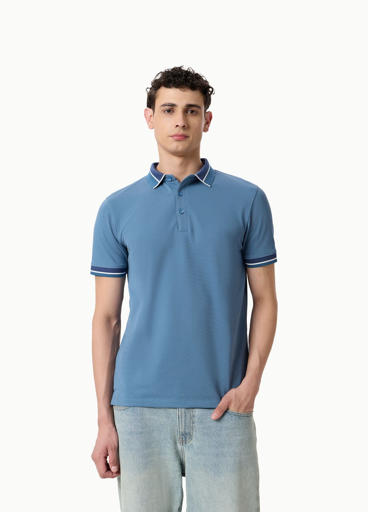 MAJE POLO AMBER BLUE