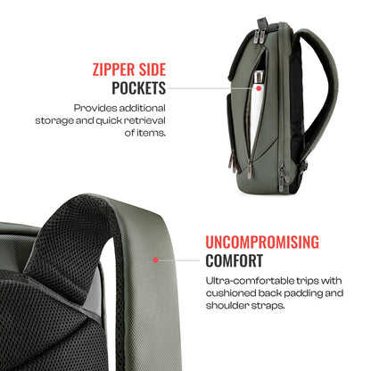Hive Backpack -Olive-Large | Urban Jungle at Broadway