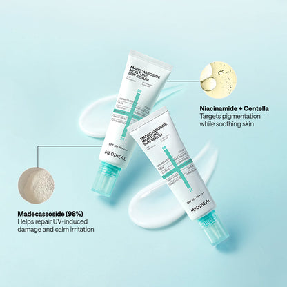 MEDIHEAL Madecassoside Moisture Sun Serum Blemish Repair SPF50+ PA++++