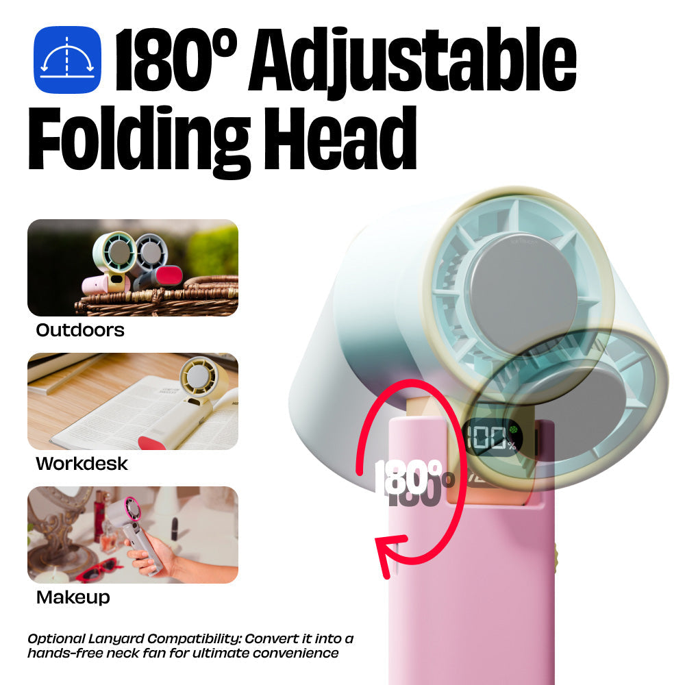 Nuuk BFF Rechargeable Personal Fan with IceTouch - Tokyo Totti Candy