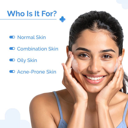 2% Sali-Cinamide Anti-Acne Face Wash with 2% Salicylic Acid & 2% Niacinamide - 80ml