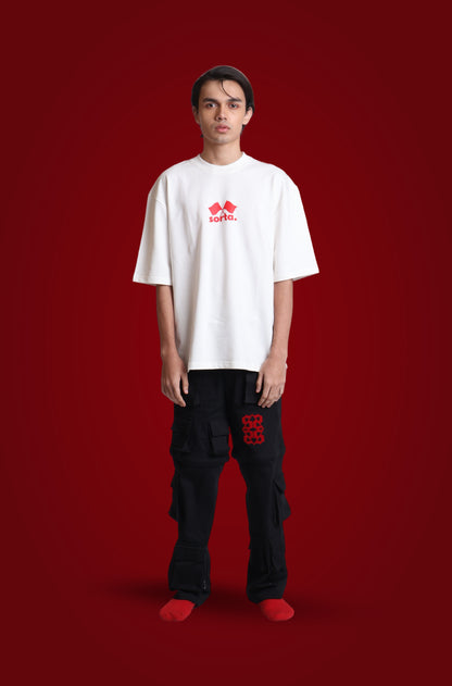 red flag. - korean oversized tshirt | sorta at Broadway