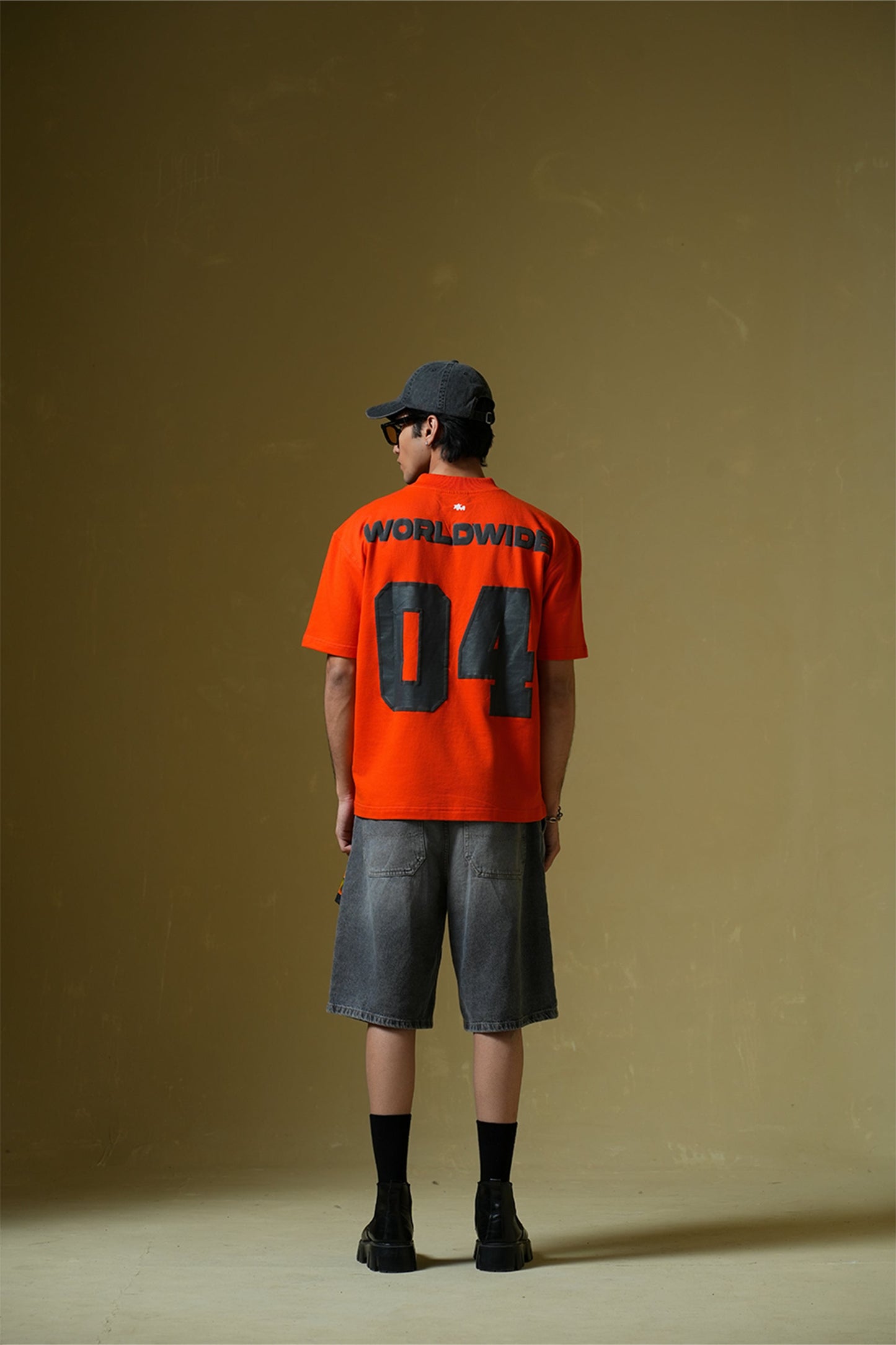 Worldwide Orange Oversized T-Shirt