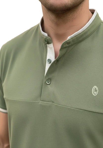 Spear Point Collar Poloshirt