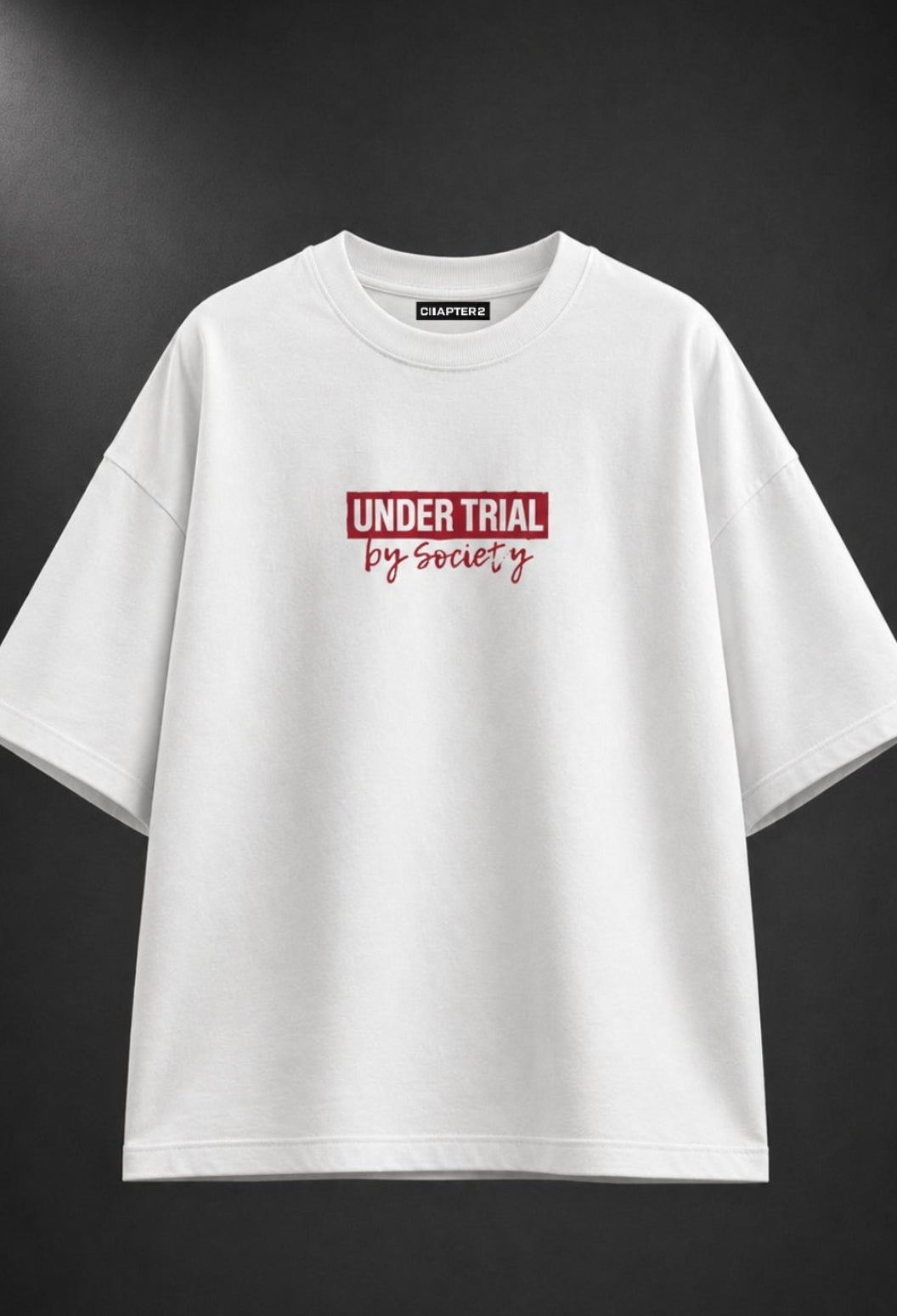 Under Trial By Society White T-Shirt