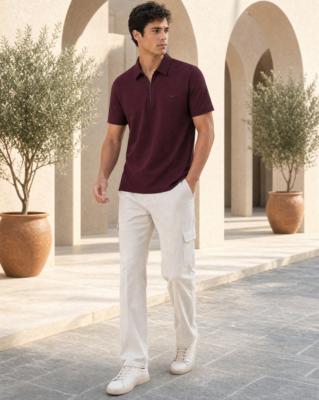 AeroZip Tech Polo T-Shirt