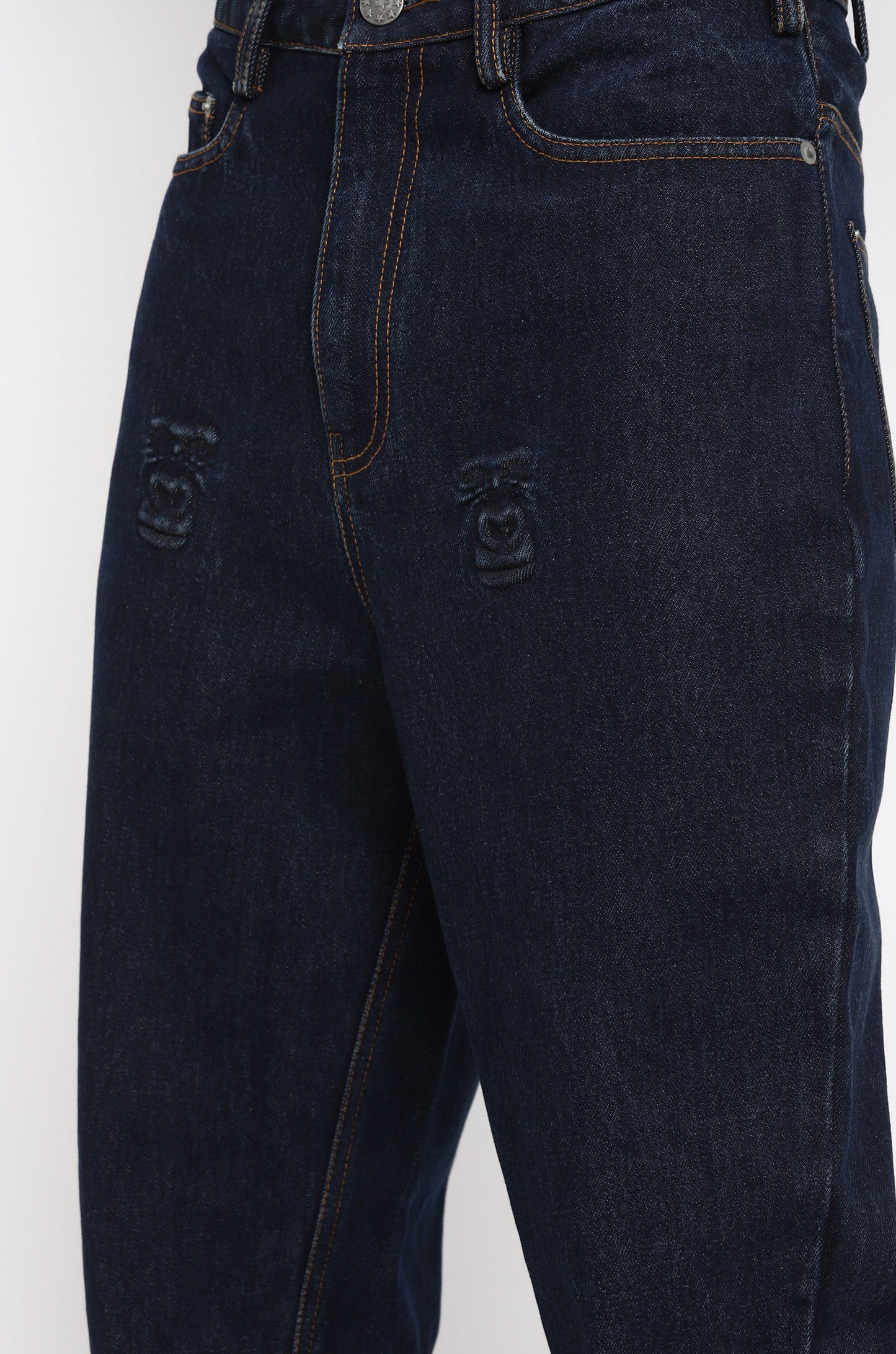 Huemn Evolution Gorilla Insignia Jeans (Dark Wash) | Huemn at Broadway