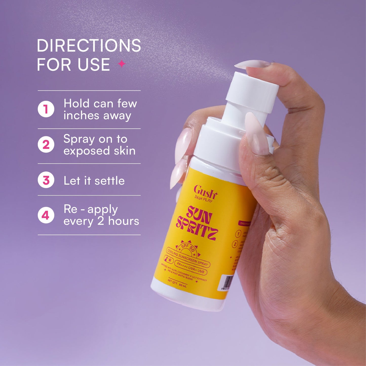 Sun Spritz SPF 50 + - Sunscreen Spray