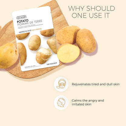 Real Nature Potato Face Mask 20g
