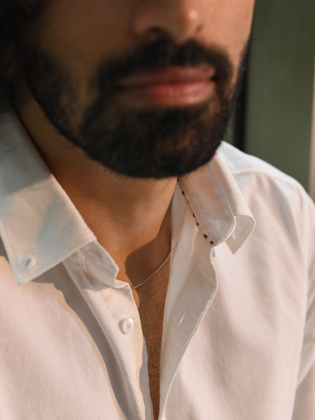 Button Down Full Sleeve Cotton Shirt - Bloom