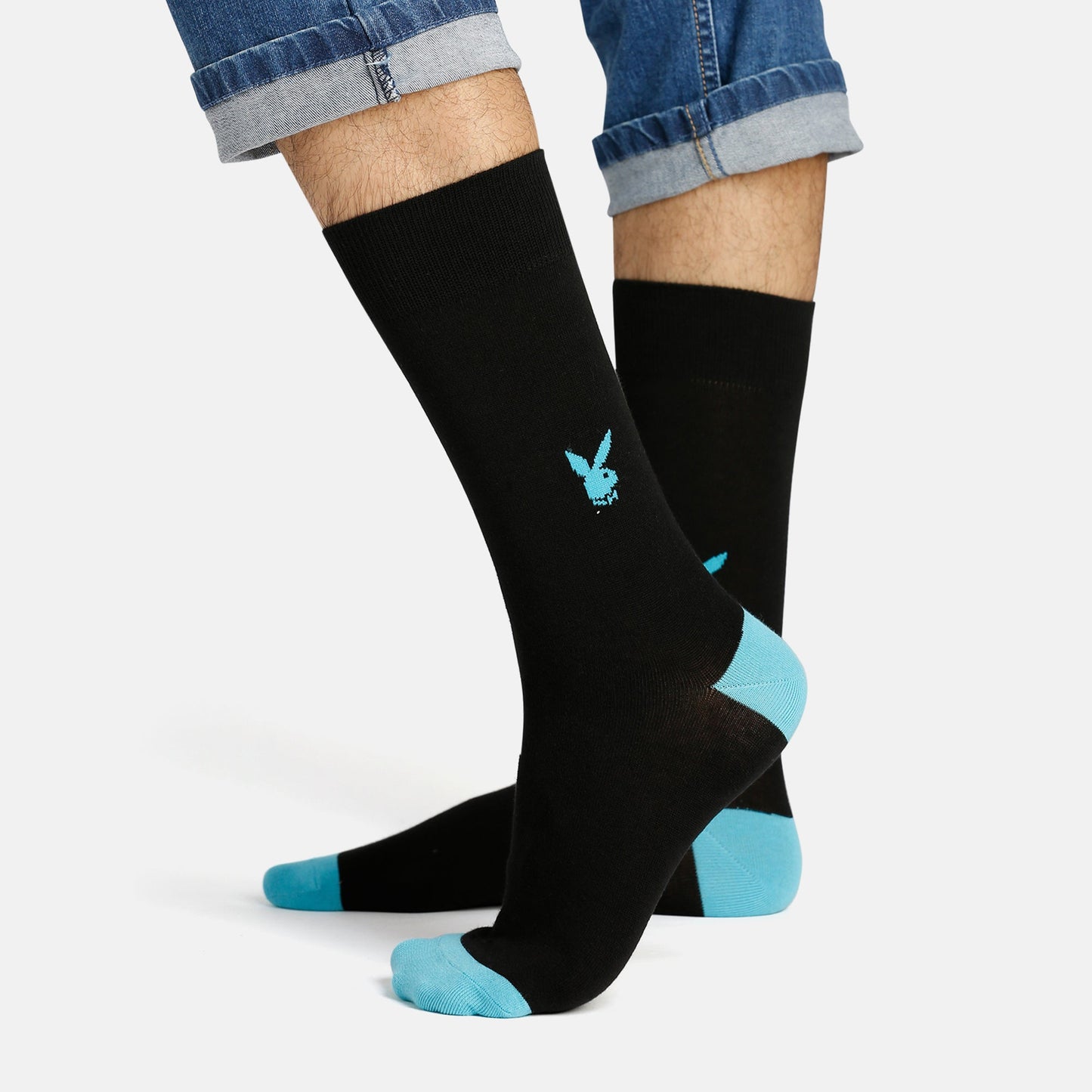 Mens Playboy Themed Crew Socks