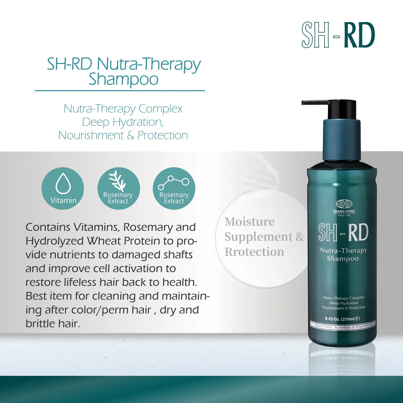 SH-RD Nutra Therapy Deep Cleansing Shampoo | Repairs Damaged Hair
