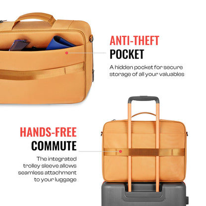 Cruze Satchel -Orange-Medium | Urban Jungle at Broadway