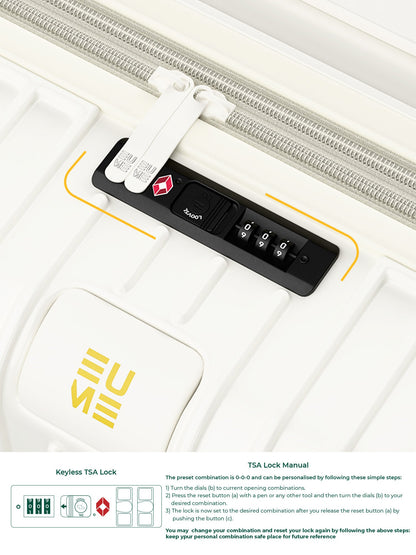 Trunk Check-In Plus- Vanilla White